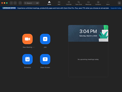 Step 1 screenshot for setting up audio for desktops and laptops before logging into zoom