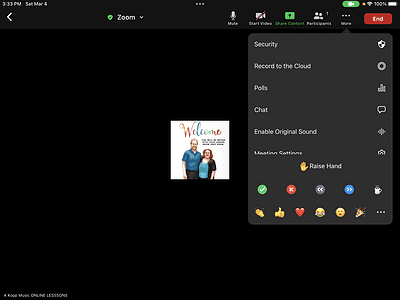 Step 5 screenshot for setting up audio for tablets