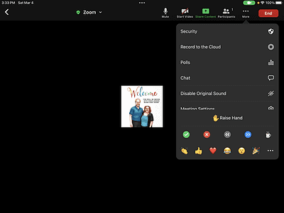 Step 6 screenshot for setting up audio for tablets